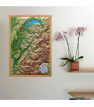 3DMap Relief Map of Savoie and Haute-Savoie