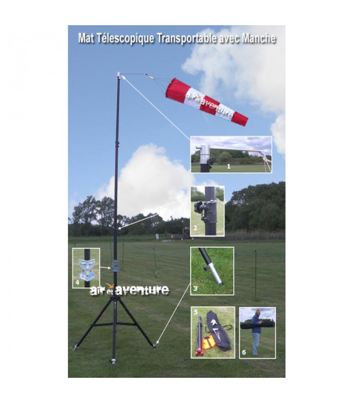 Matt Télescopic Complete Alu Pliable with Air Channel