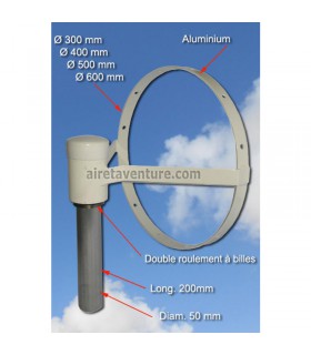 Girouette Cercle Alu roulements à billes