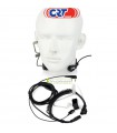 Adjustable throat microphone for Kenwood LIG+ CRT