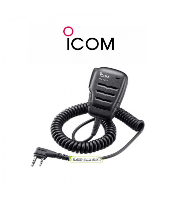 Micro Waterproof Agrée pour Radio Aviation HM-231 ICOM