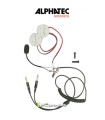 Kit Micro-Ecouteur Aviation Titane 2 sans Coque Antibruit pour Casque ULM