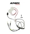 Kit Micro-Ecouteur Aviation Titane 2 sans Coque Antibruit pour Helque ULM