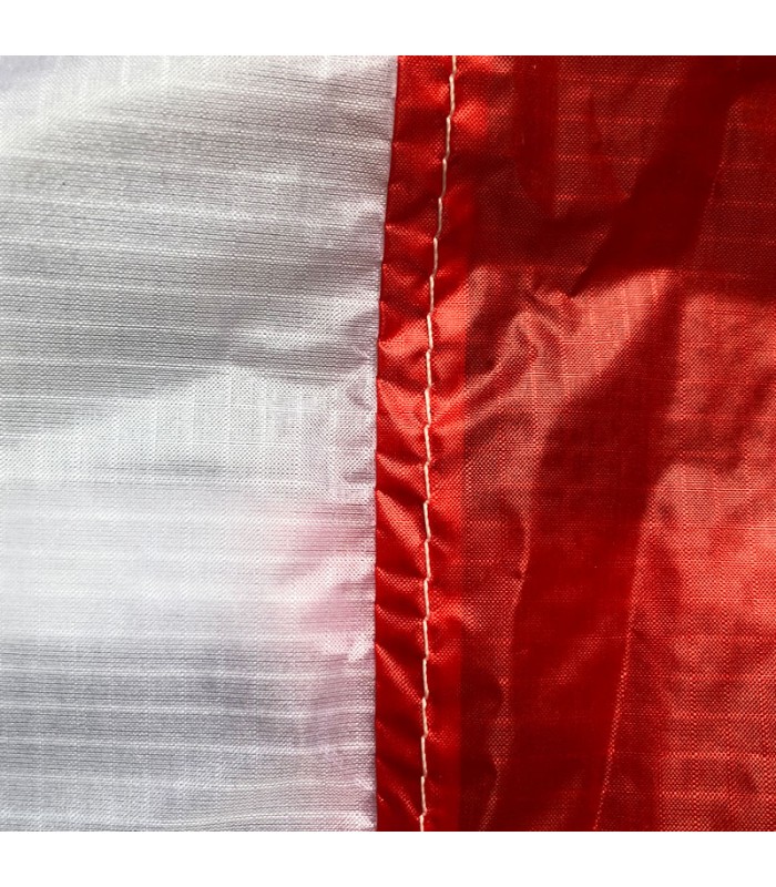 View of the ripstop fabric of this windsock