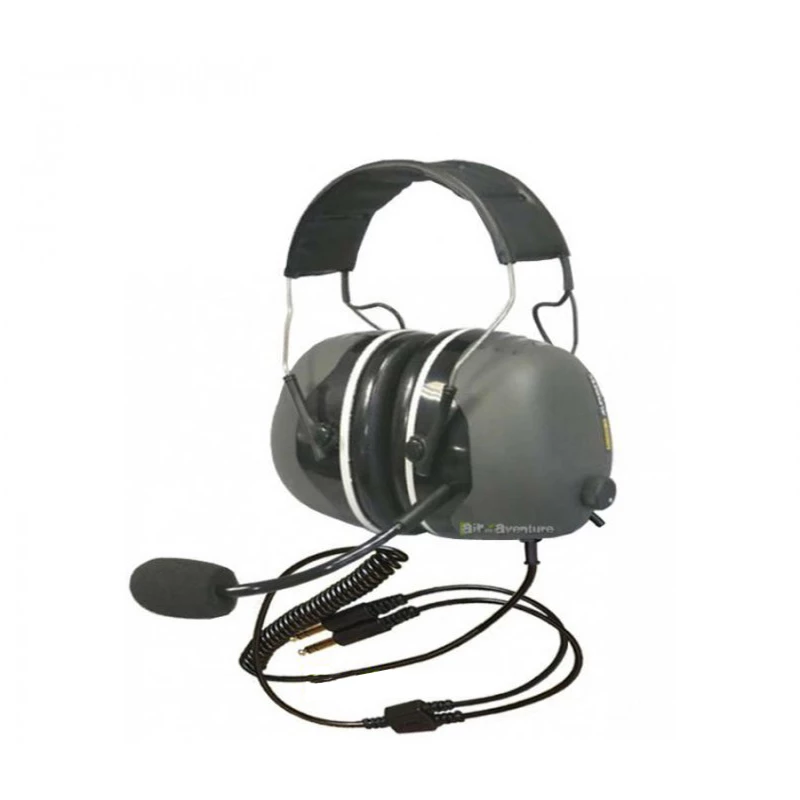 Headset ULM-AVION PREMIUM Serre-Tête Double Jack 5.25/6.35 ALPHATEC - Head  Set Radio