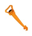 Screw-on plastic mast support