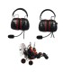 Paire de Headset Intercom Integra Premium pour ULM et Paramoteur S3.2