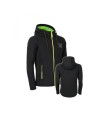 Sweat Capuche Stretchy Noir GIN