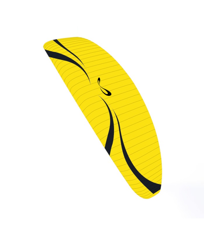 aile of paraglider floor paragliders yellow