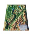Carte en Relief de Belledonne Chartreuse Bauges 3DMap