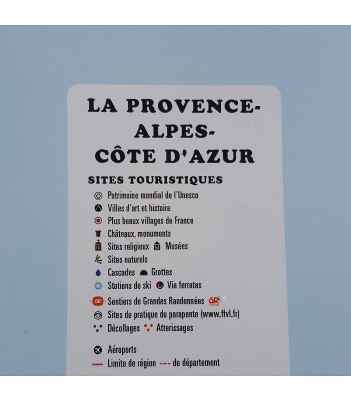 PACA Region Relief Card