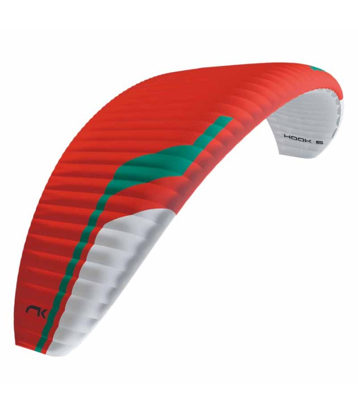 Illustration de la voile de parapente Hook 6 rouge de Niviuk