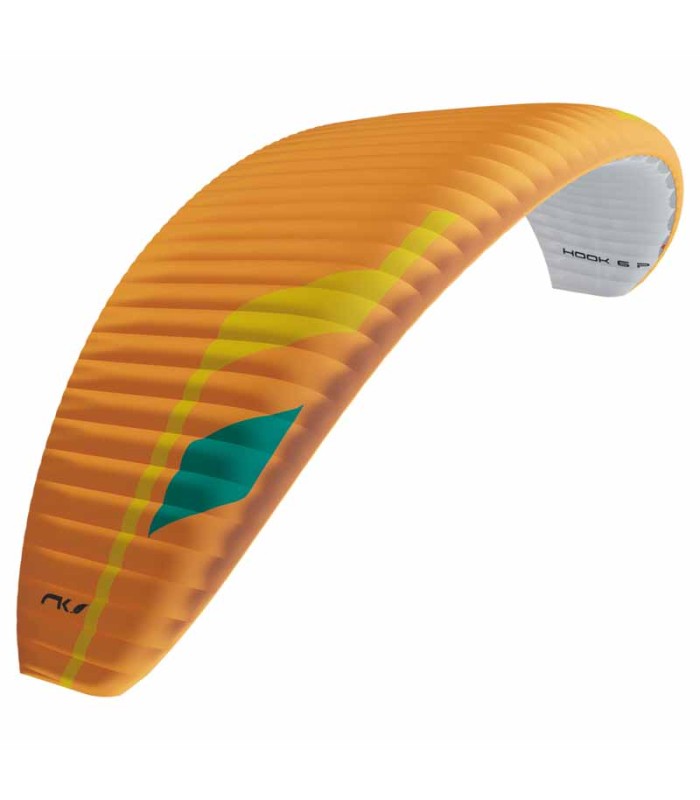Illustration de la voile de parapente Hook 6 P orange de Niviuk