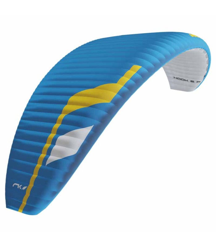 Illustration of the paragliding veil Hook 6 P blue of Niviuk