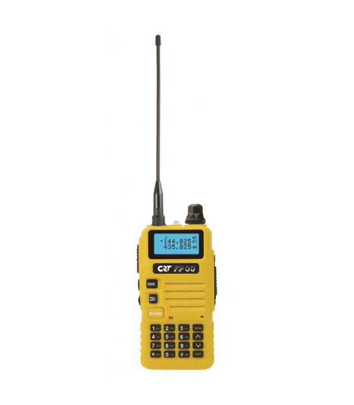 Radio Vol libre Bi-Bande VHF et UHF - FP00 jaune CRT