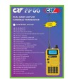 Radio Vol libre Bi-Bande VHF et UHF - FP00 CRT