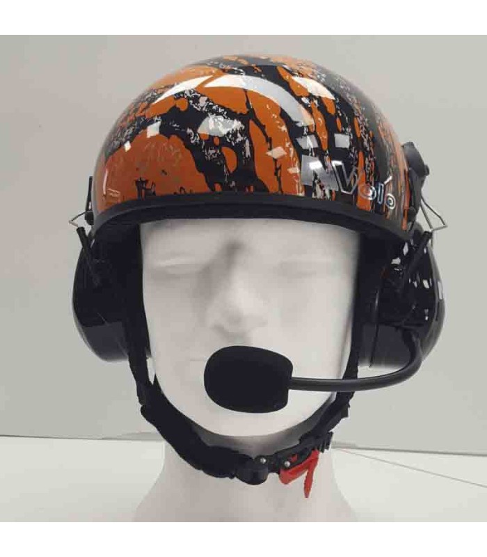 Motorschirmhelm N.Volo Water transfer printing tigre