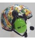 Motorschirmhelm N.Volo Wassertransferdruck mehrfarbig
