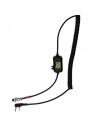 Radio cable with splitter for NVolo intercom connection