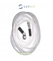 Pair ofspeed-bar 6 mm ropes for winch pulleys