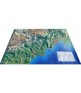 3d Flachbettkarte Hérault