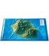 Carte de l'ile de la réunion de la marque 3D Map