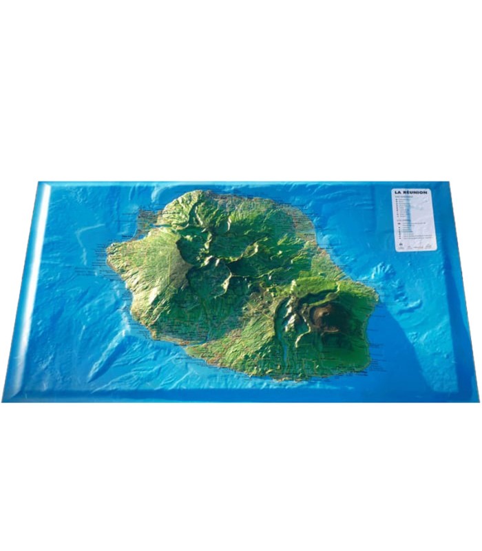 Karte von ile de la réunion von Marke 3D Map