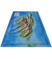 Carte en Relief de la Corse 3DMap