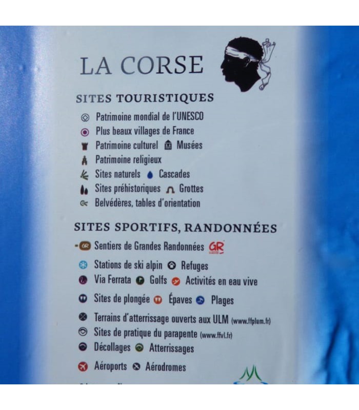 Carte en Relief de la Corse 3DMap