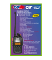 Radio Vol Libre Bi-Bande VHF et UHF 4CF V2 CRT