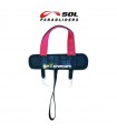 Ground rescue parachute handle