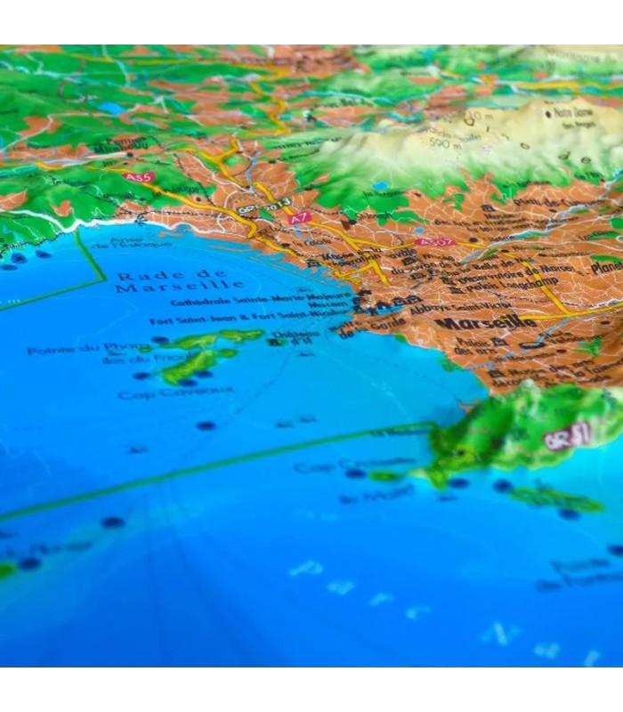 Relief map Sainte Baume - Sainte Victoire 3DMap