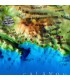 Mini Relief Map of the Calanques (Marseille-Cassis-La Ciotat) 3DMap