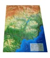 Carte en Relief Massif de l'Esterel - Pays de Fayence 3DMap