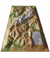 Mini Carte en Relief du tour du Mont Blanc 3DMap