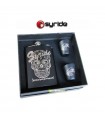 Flasque avec 2 verres en Coffret Syride