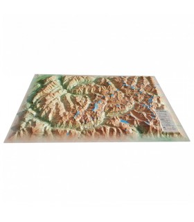 Reliefkarte von Vanoise