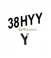 Numbers and Letters Paramotor and Microlight Identification Stickers