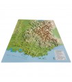 Carte en Relief des Alpes Françaises et Massifs Alpins 3DMap
