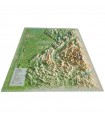 Carte en Relief de l'Isère 3DMap