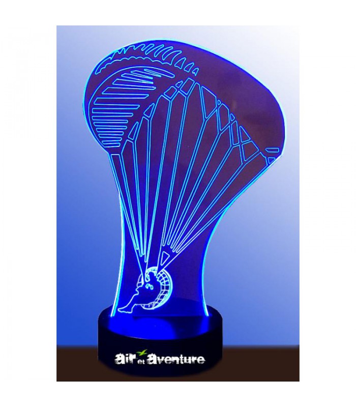 Decorative lamp 3D Paramotor