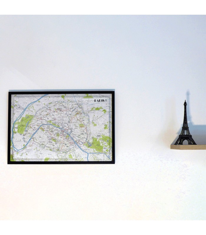 Reliefkarte von Paris 3D Map
