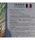 Reliefkarte Frankreich Physikalisch 3DMap