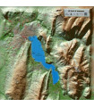 Annecy Lake Relief Map 3DMap