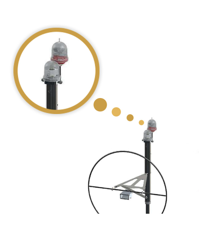 LED top-mast obstacle beacon