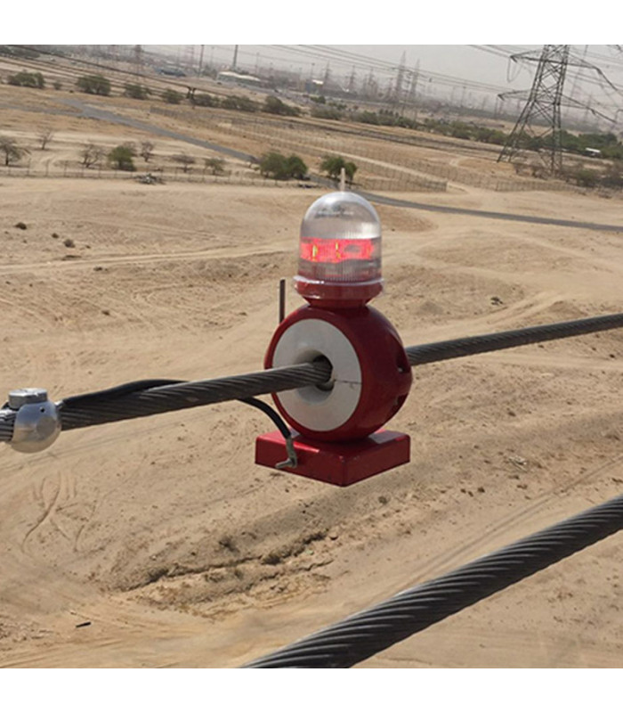 Conductor Marking Light for High Voltage Lines