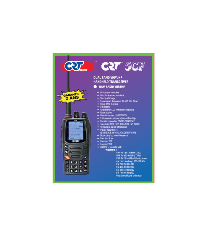 Zwei-Band-Funkgerät 5CF CRT