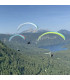 Ailes de parapente Kibo X en vol UP Parapentes