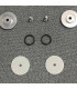 Short visor with screw for Eco Icaro helmet