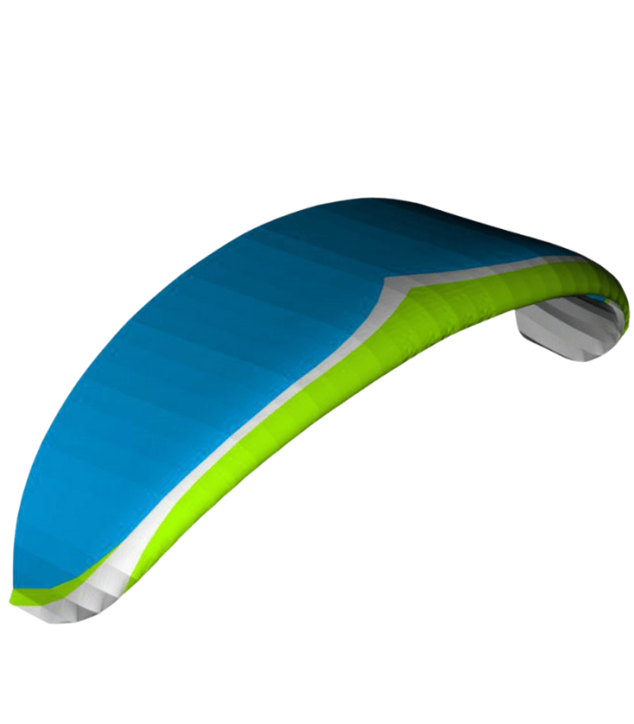 Aile d'occasion Whizz 2 - 20 - Verte/ Bleu - Nervure